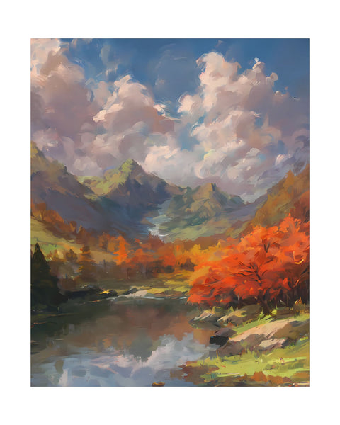 Crimsonwood - Fantasy Watercolor Print