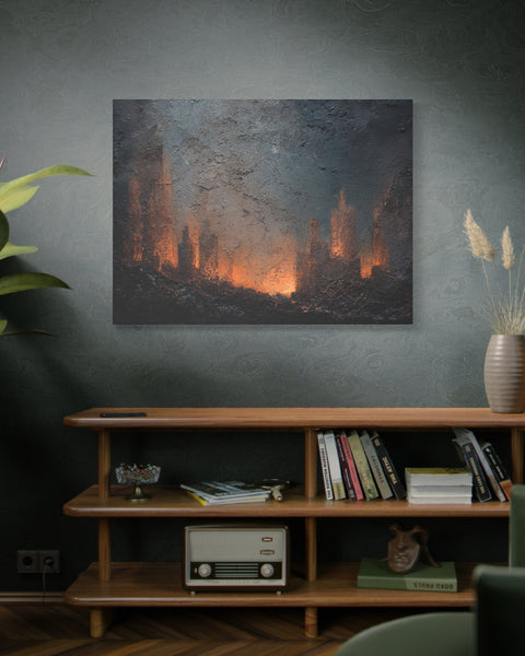 Tears Edge - Abstract Textured Wall Art