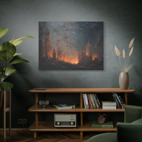 Tears Edge - Abstract Textured Wall Art