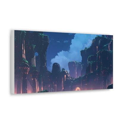 Night Magic - Anime Canvas Print