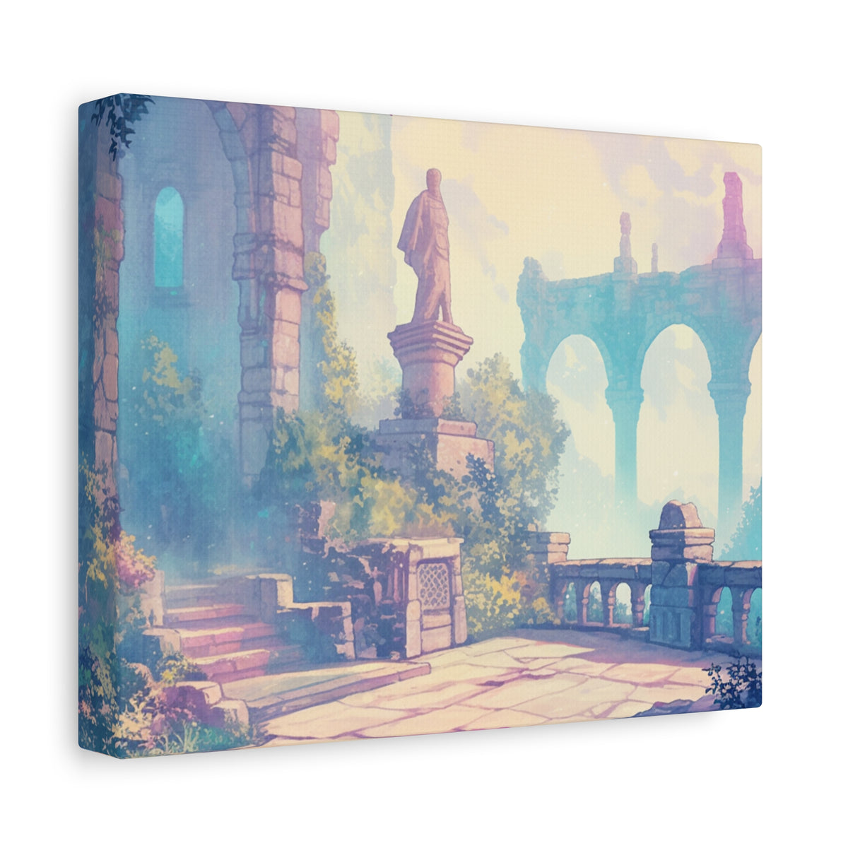 Shattered Citadel Ramia Anime Canvas Print