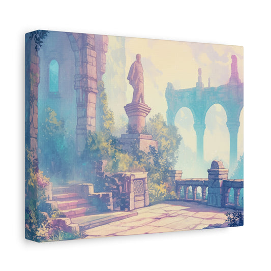 Shattered Citadel Ramia Anime Canvas Print
