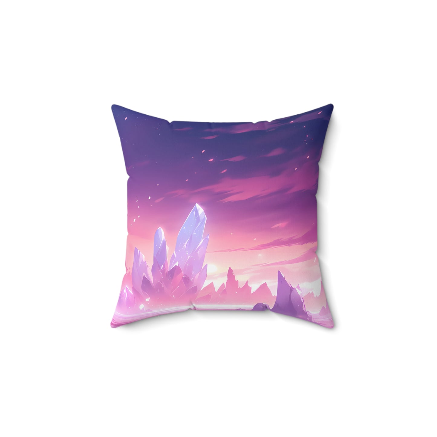 Ice Plains of Syraku - Anime Throw Pillow