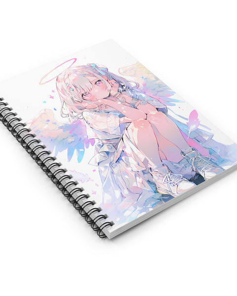 Ordinary Blissful Life - Angel Manga Girl Notebook
