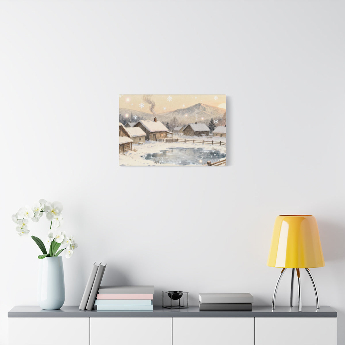 Another Winter - Cozy Anime Canvas Print