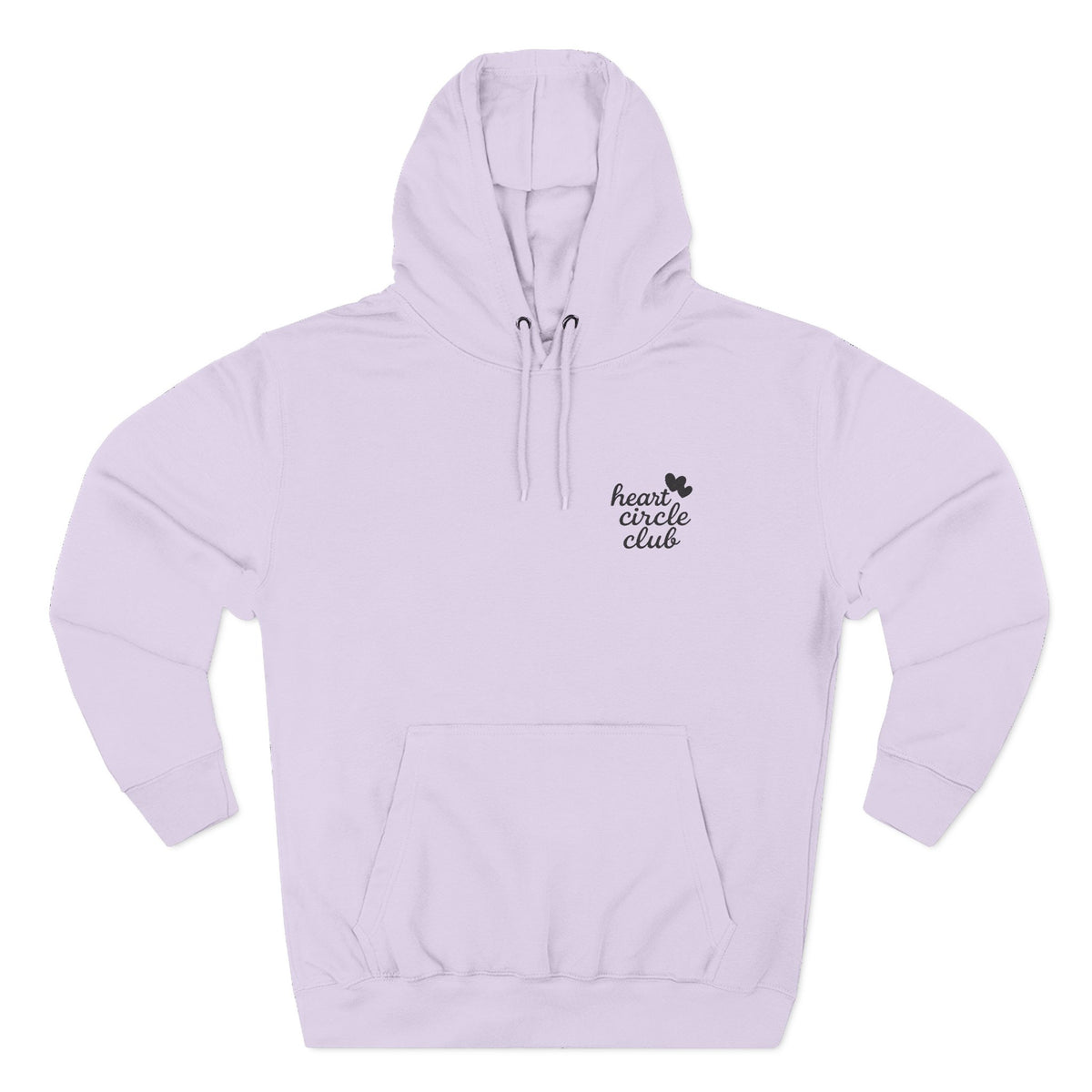 Heart Circle Club - Embroidered Premium Fleece Hoodie