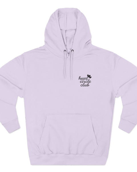 Heart Circle Club - Embroidered Premium Fleece Hoodie