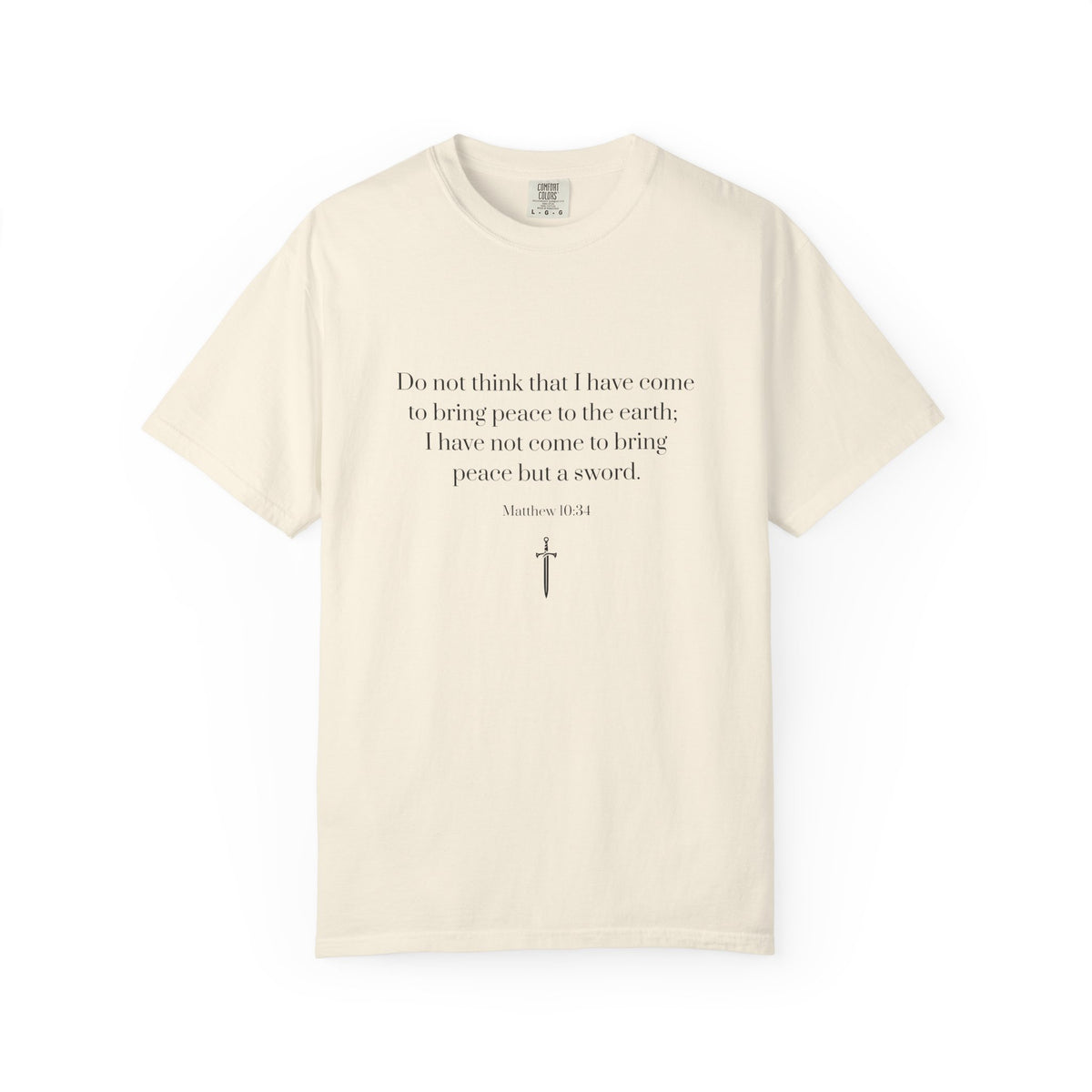 Matthew 10:34 Bible Verse T-Shirt