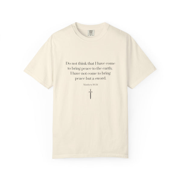 Matthew 10:34 Bible Verse T-Shirt