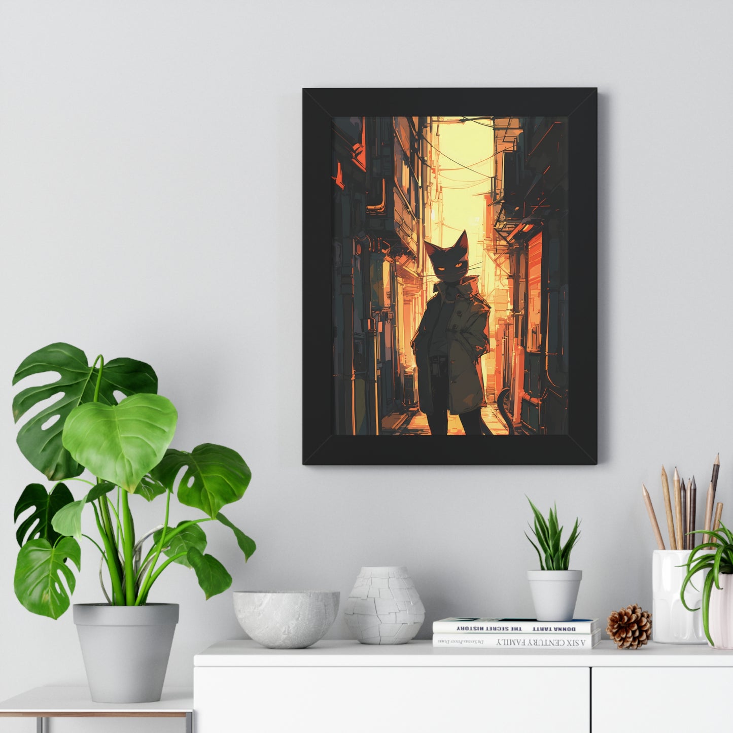 Alley Cat - Anime Framed Poster