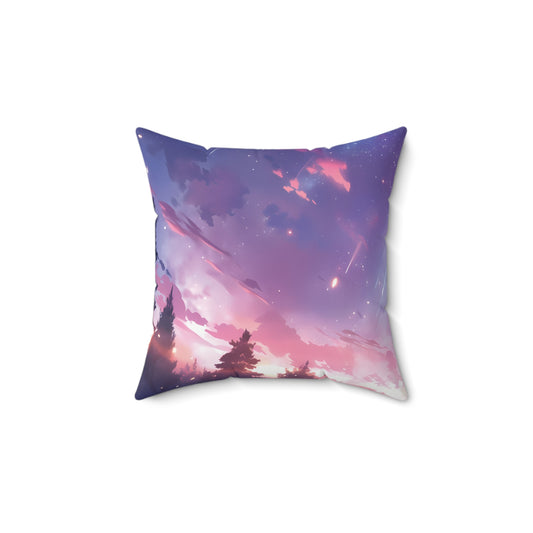 Spectral Sky - Anime Throw Pillow