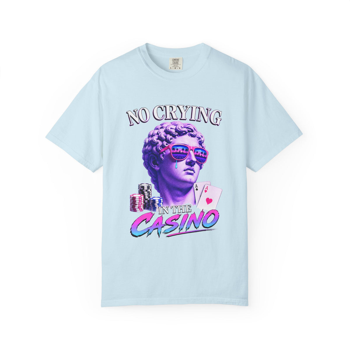 No Crying in the Casino - Vaporwave Meme T-Shirt