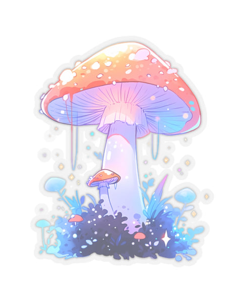Glowing Shrooms - Anime Aesthetic Sticker