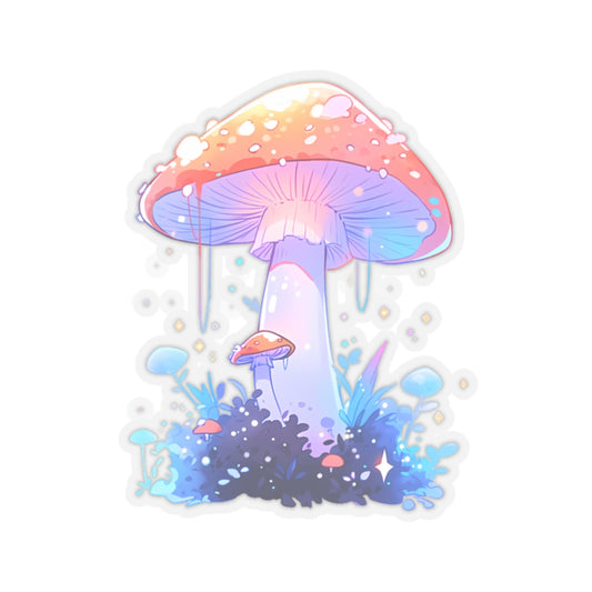 Glowing Shrooms - Anime Aesthetic Sticker