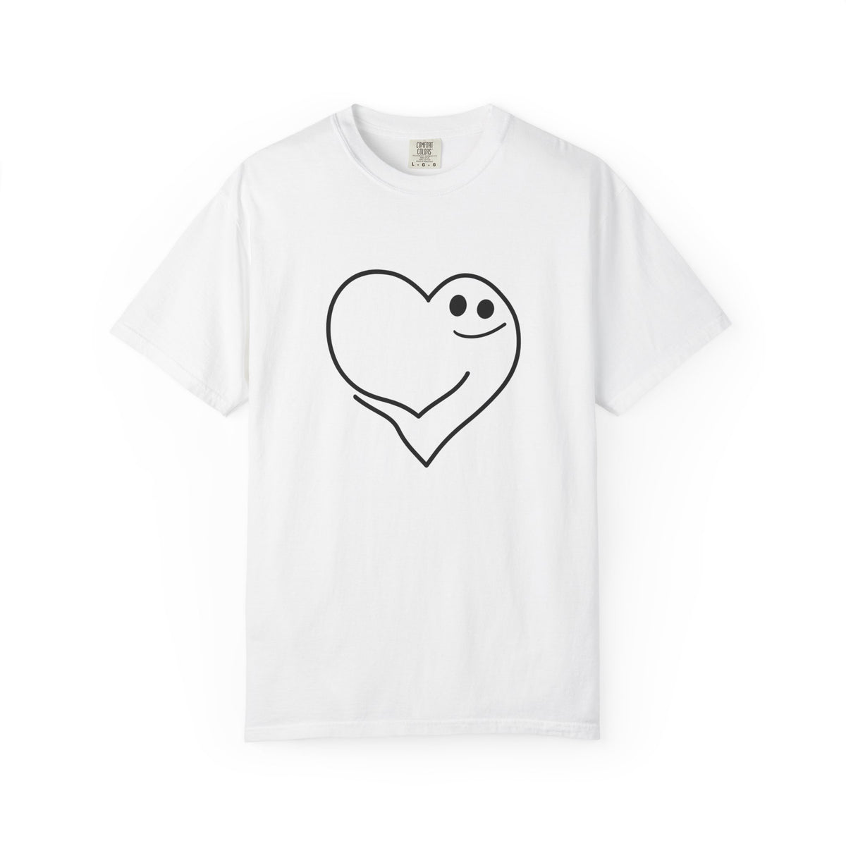 Good Vibes Heart - Cute Graphic T-Shirt