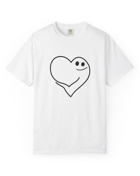 Good Vibes Heart - Cute Graphic T-Shirt
