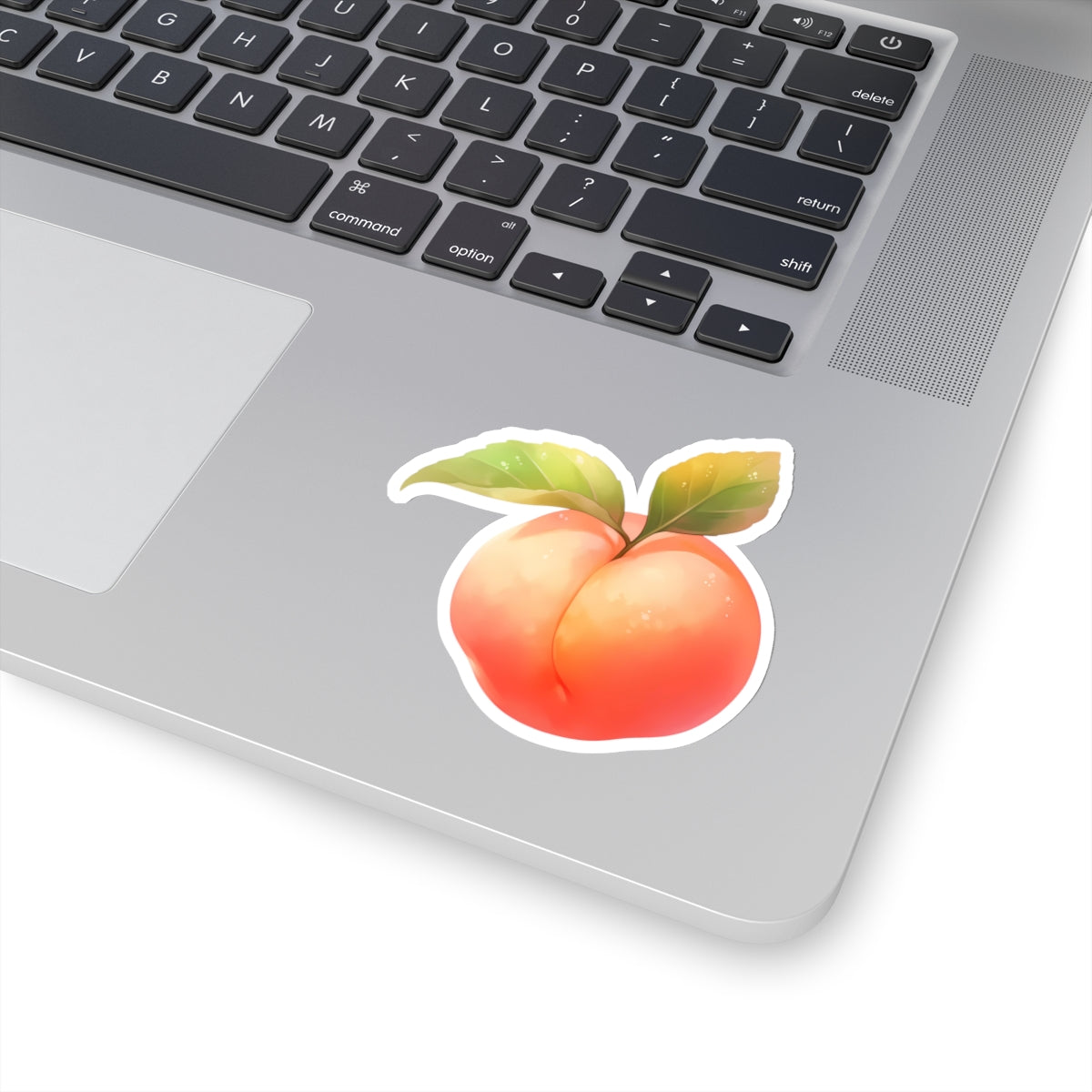 Perfectly Plump Peach Sticker