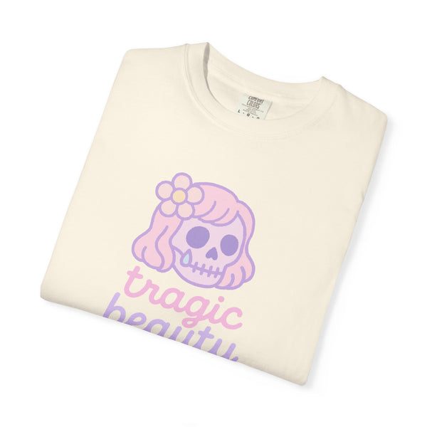 Tragic Beauty - Pastel Goth Skull T-Shirt