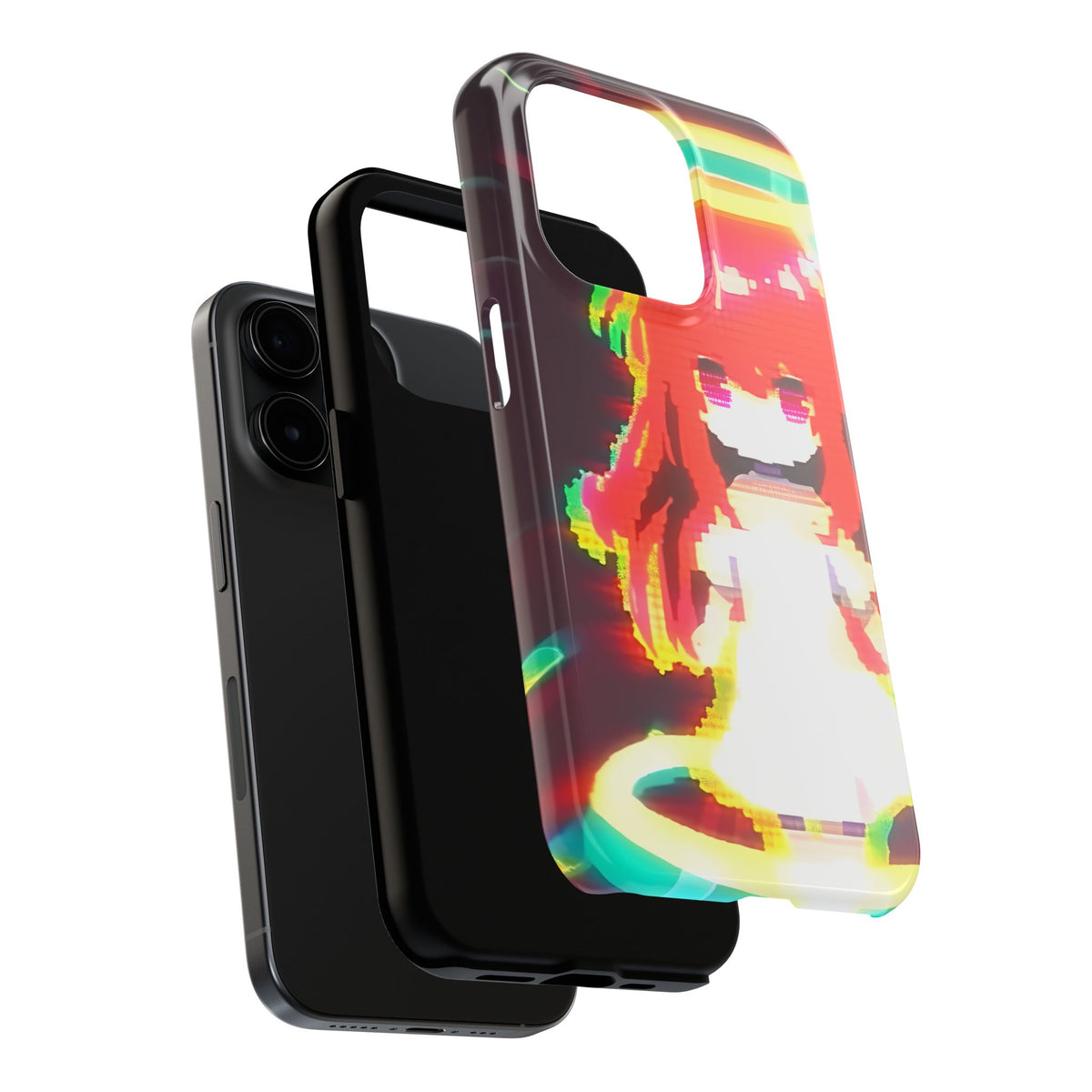 Pixelated Soul - Cute Anime Phone Case