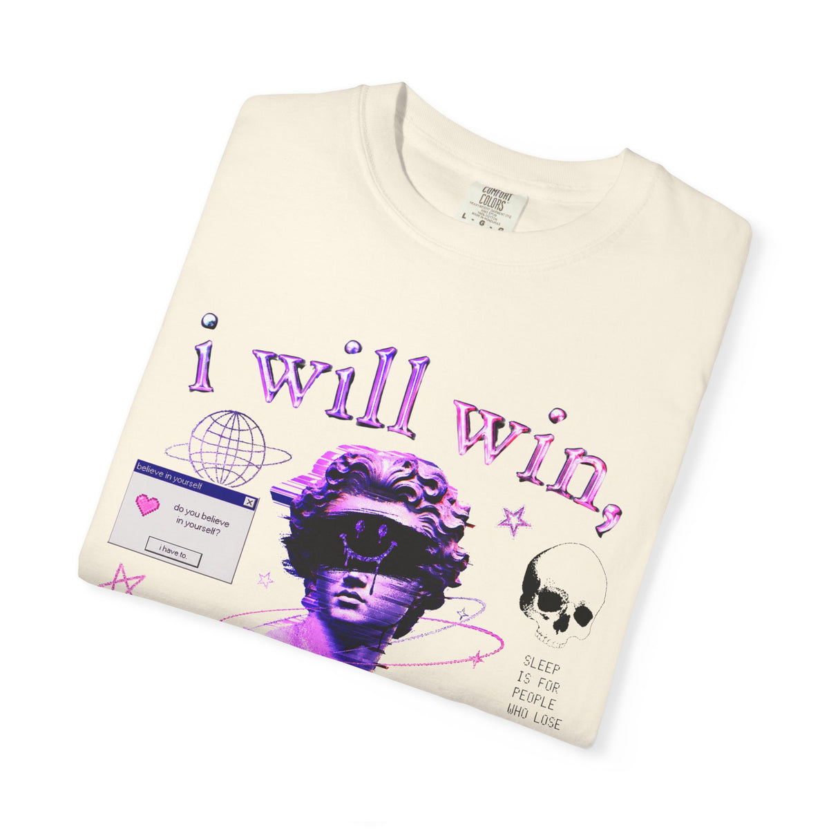 I Will Win - Schizopost Vaporwave Aesthetic T-Shirt