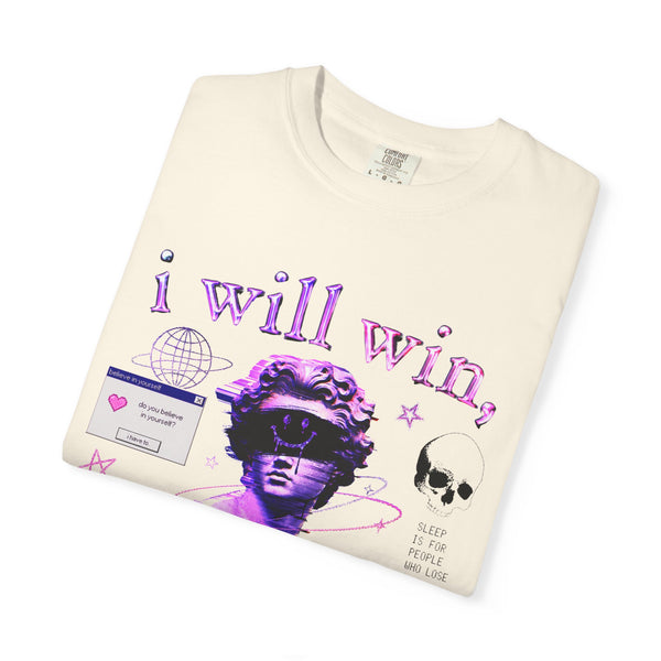 I Will Win - Schizopost Vaporwave Aesthetic T-Shirt