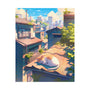 Cat Nap - Cute Anime Cat Poster