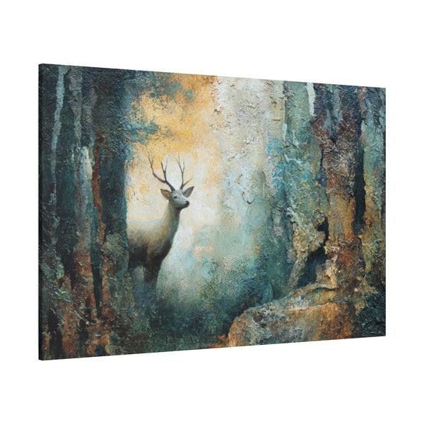 Emerging Buck - Textured Wall Art