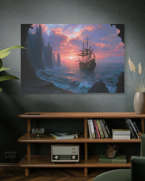 Andoras Harbor - Seascape Fantasy Wall Art