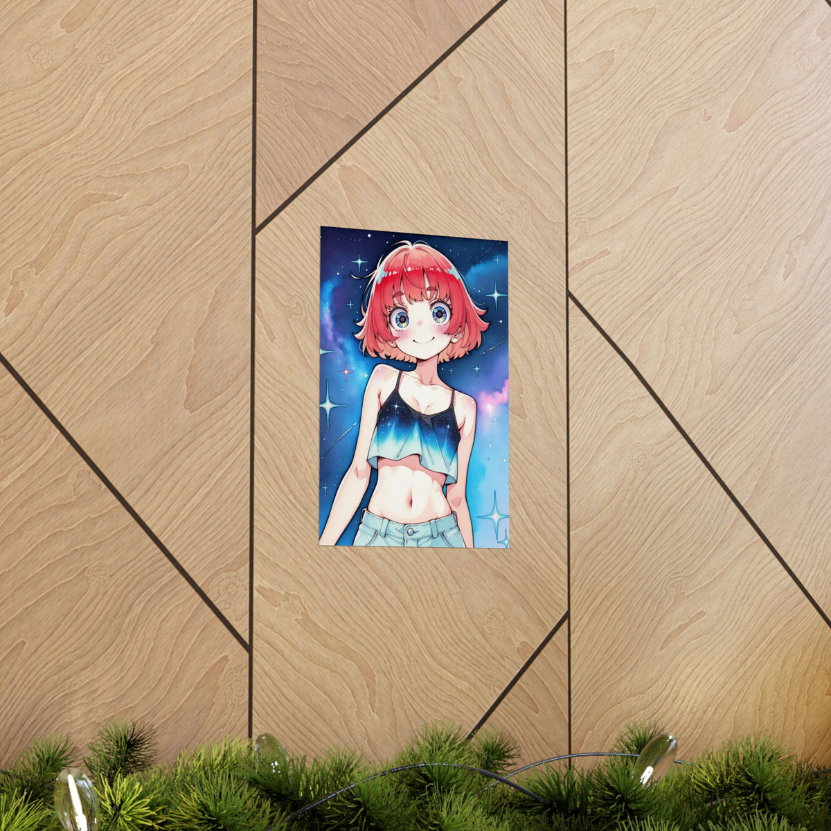 Baily Baby Galaxy - Cute Anime Girl Poster