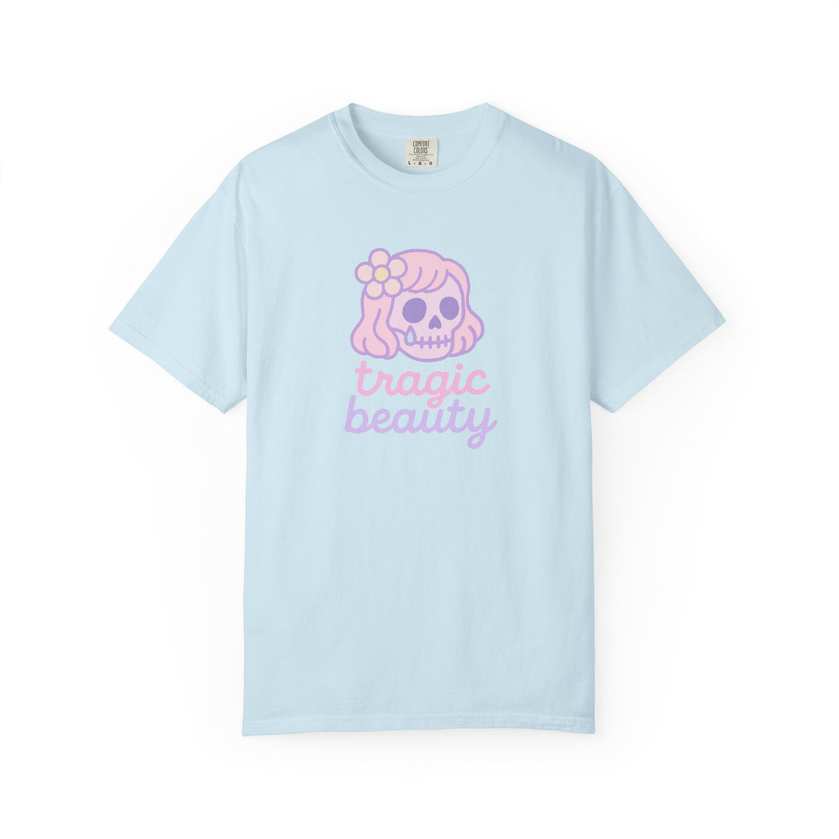 Tragic Beauty - Pastel Goth Skull T-Shirt