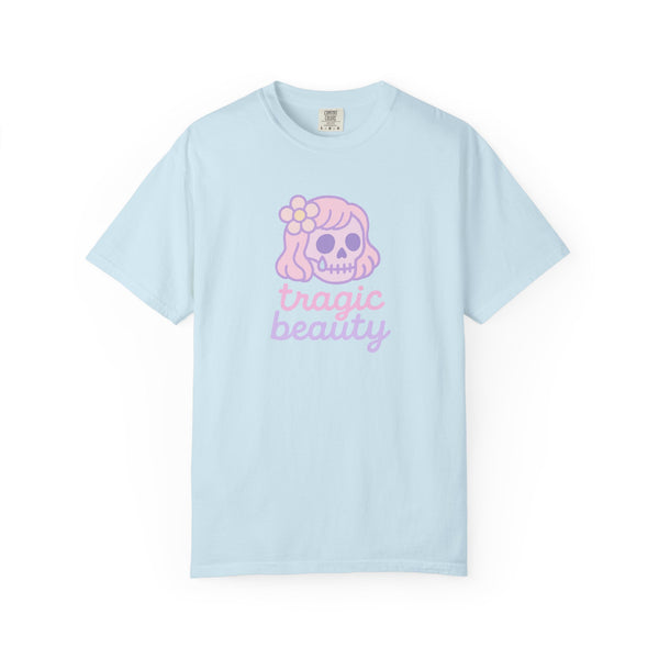 Tragic Beauty - Pastel Goth Skull T-Shirt