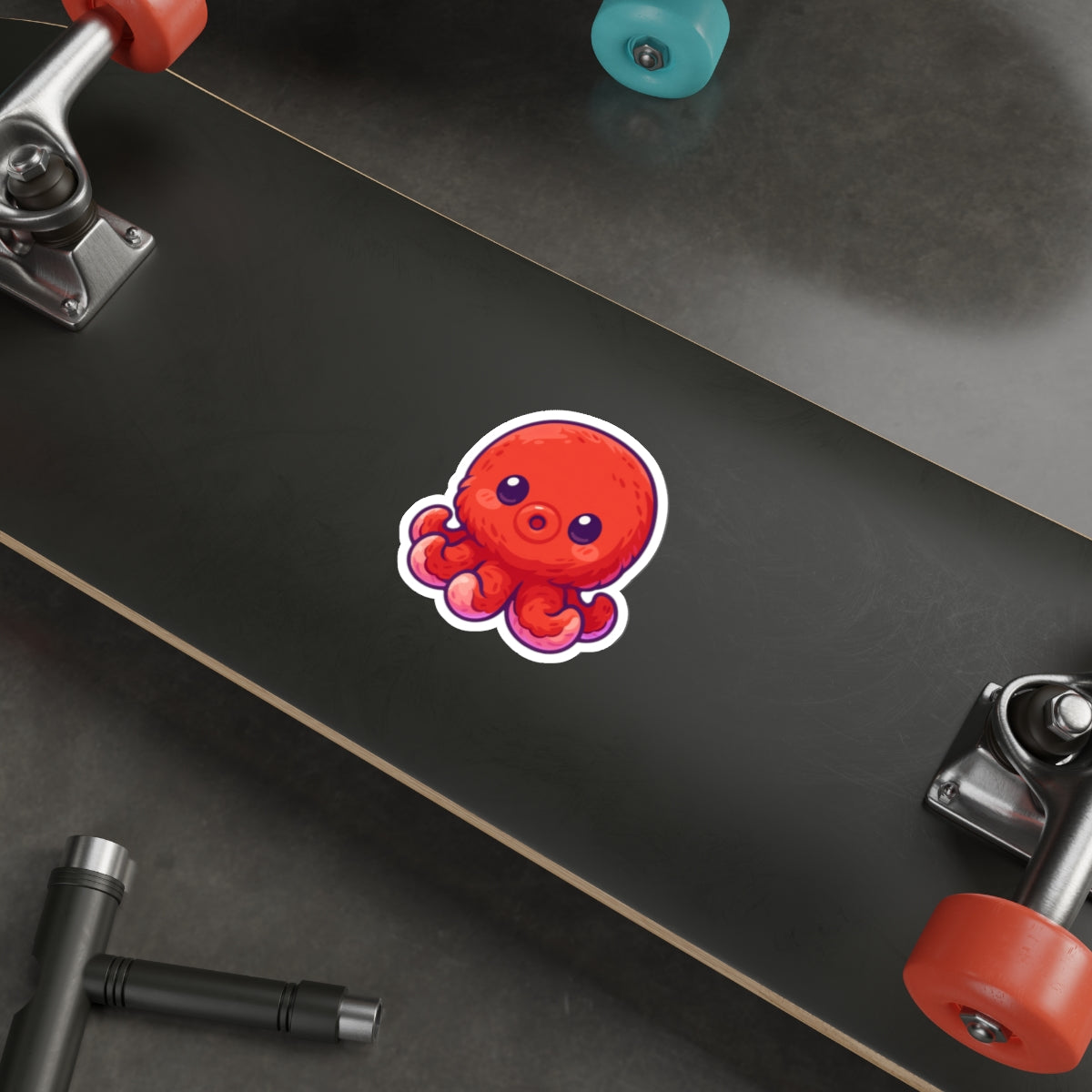 Alone Octopus Cute Anime Sticker