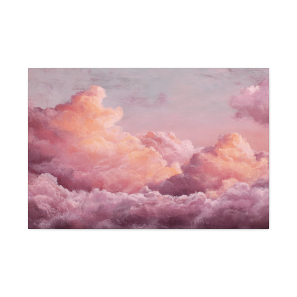 Rosy Skyscape - Pink Pastel Wall Art