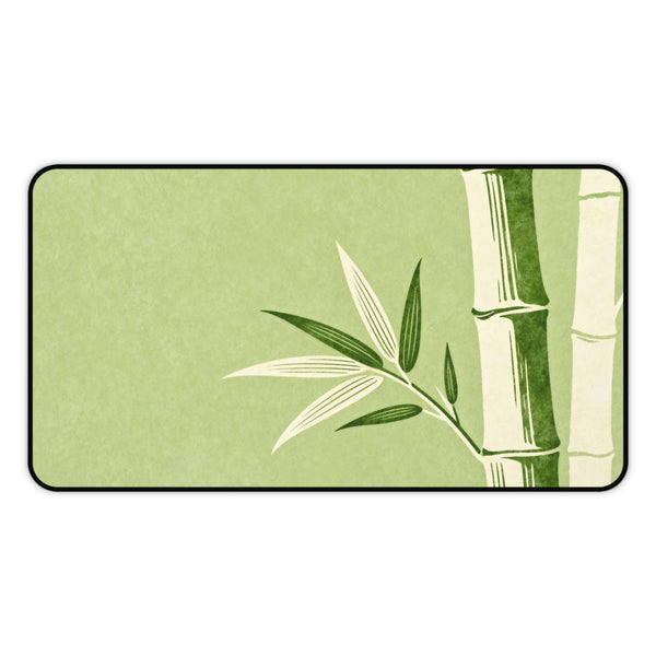 Japanese Bamboo Desk Mat With Minimalist Theme
