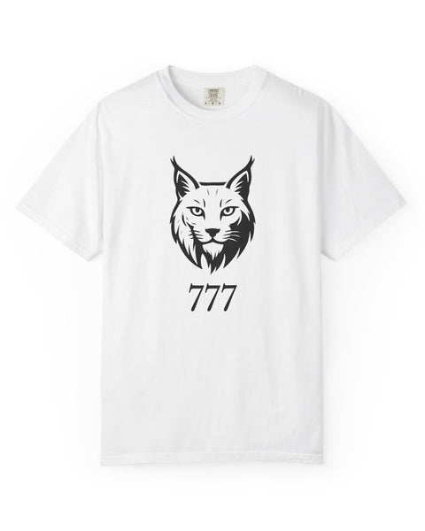 White Lynx Omen 777 Angel Messenger T-Shirt
