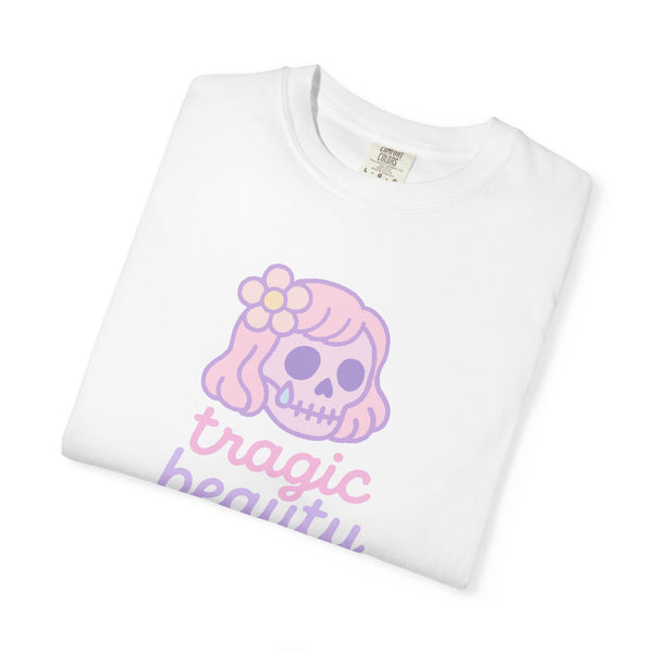 Tragic Beauty - Pastel Goth Skull T-Shirt