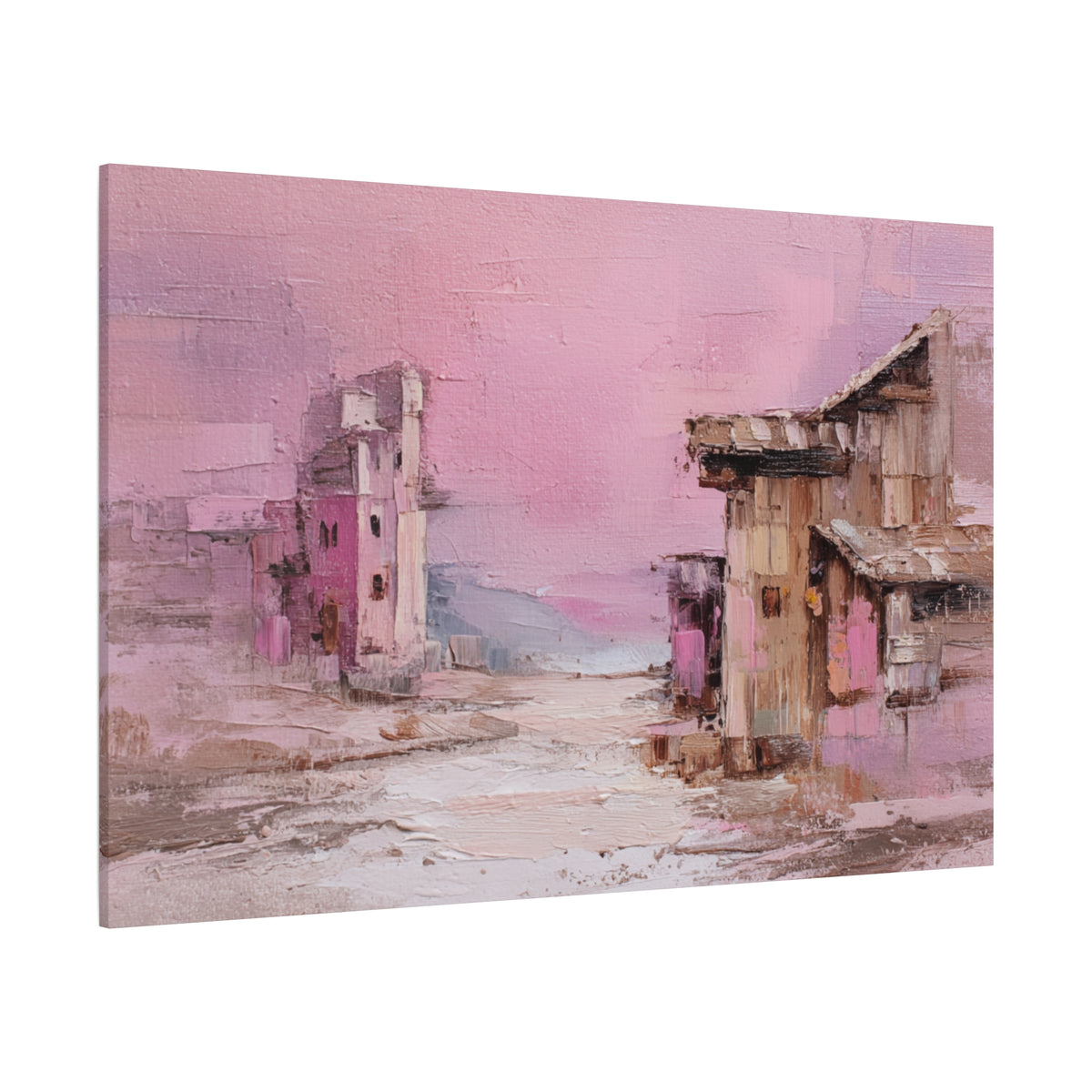 Desert Frontier - Abstract Pastel Wall Art