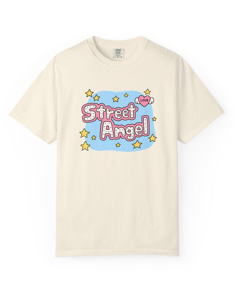 Street Angel - Cute Girly Graphic T-Shirt