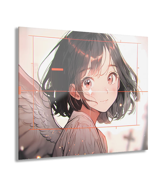 Angel Hunter Anime Glass Painting