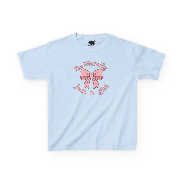 Literally Just a Girl Graphic Baby Tee