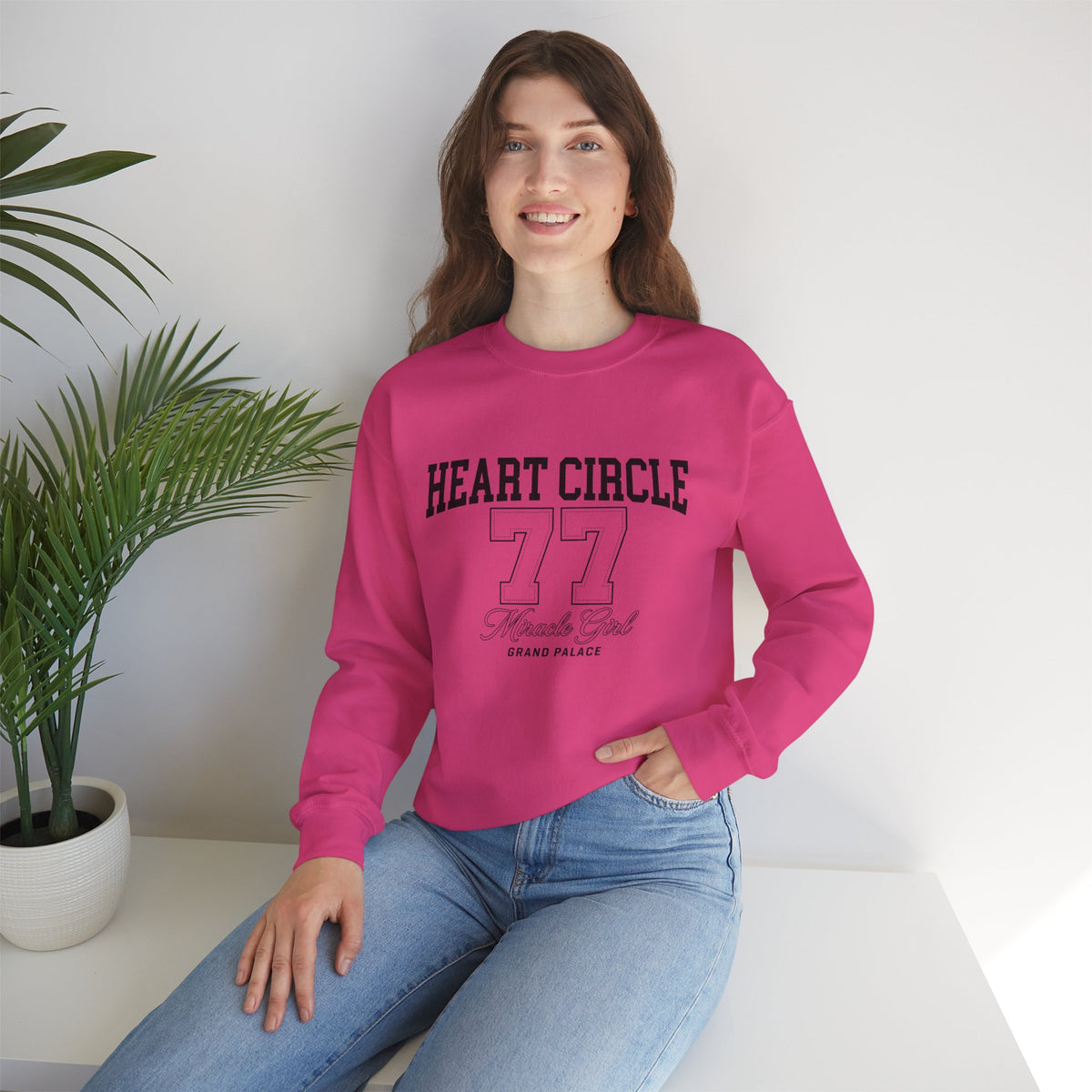 Miracle Girl 77 - Official Heart Circle Collegiate Sweatshirt