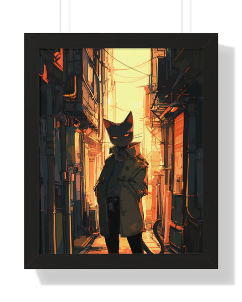 Alley Cat - Anime Framed Poster