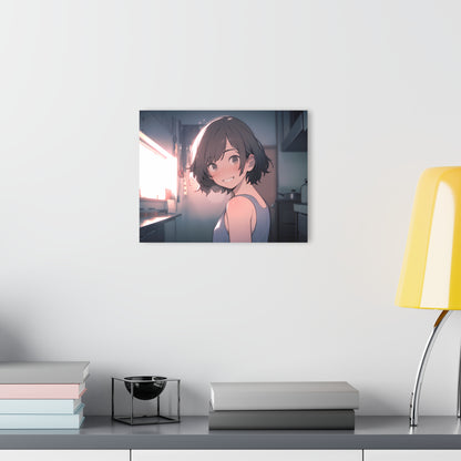 Early Mornings Together - Anime Acrylic Painting
