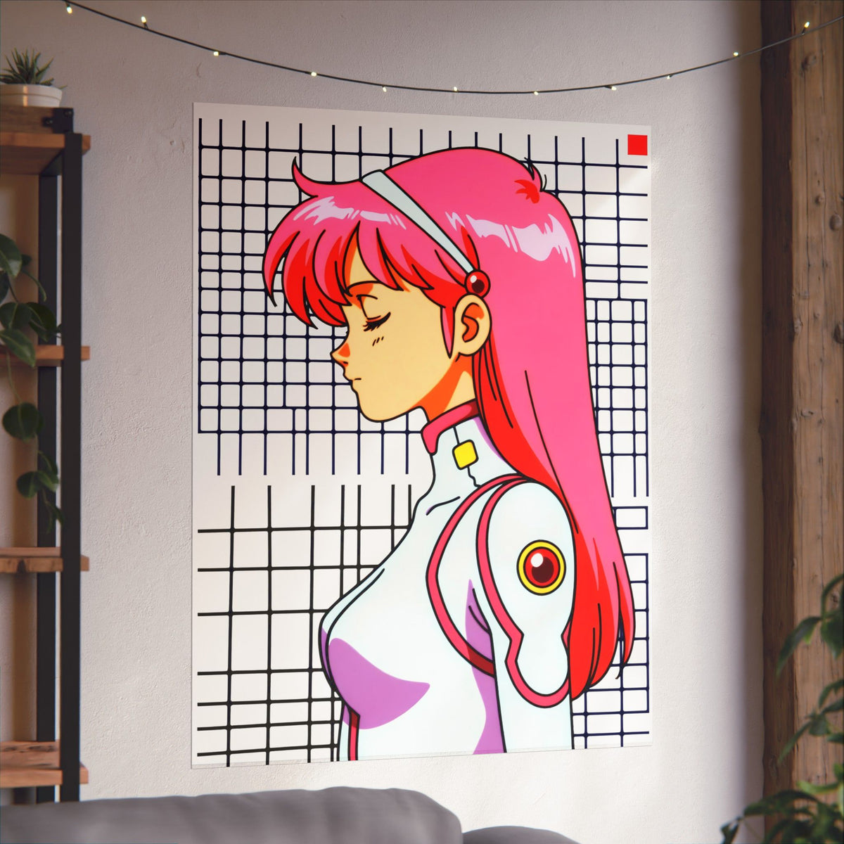 Hope Across Timelines - Retro Anime Poster