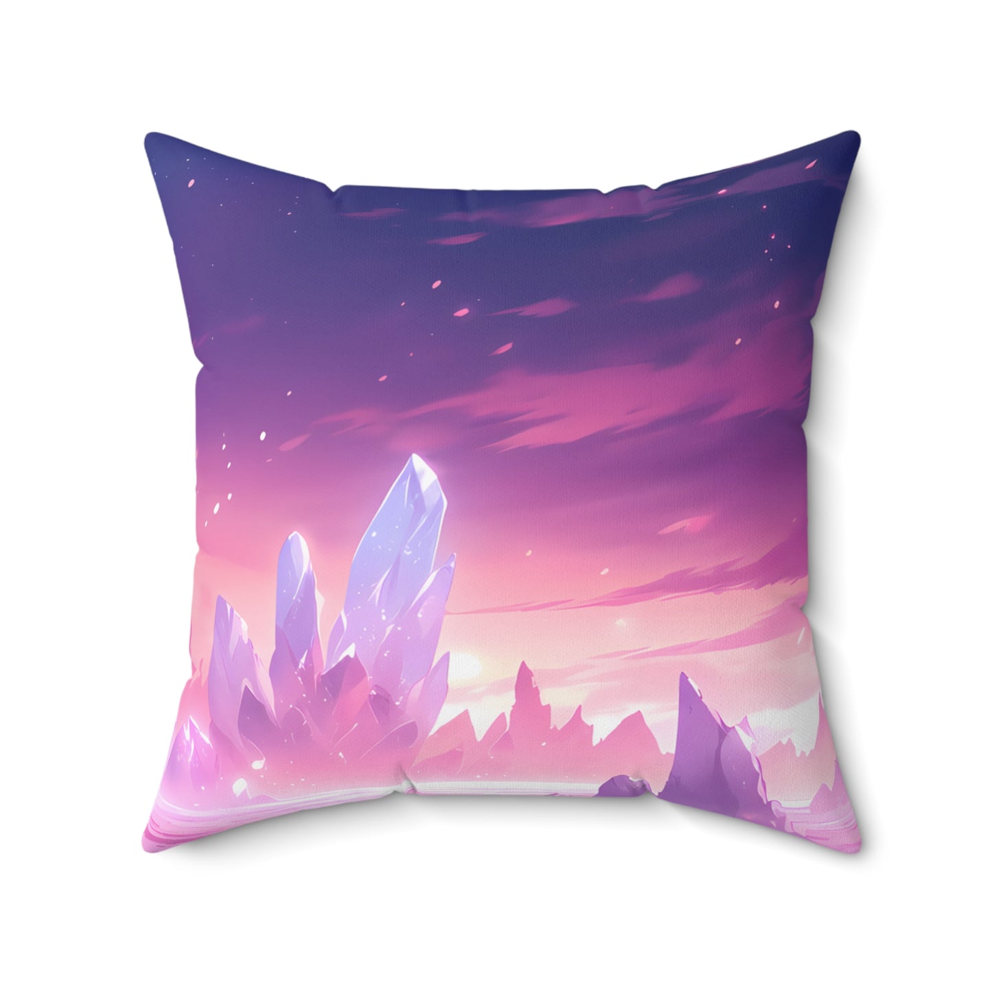 Ice Plains of Syraku - Anime Throw Pillow