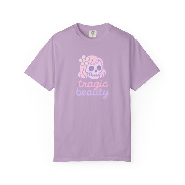 Tragic Beauty - Pastel Goth Skull T-Shirt
