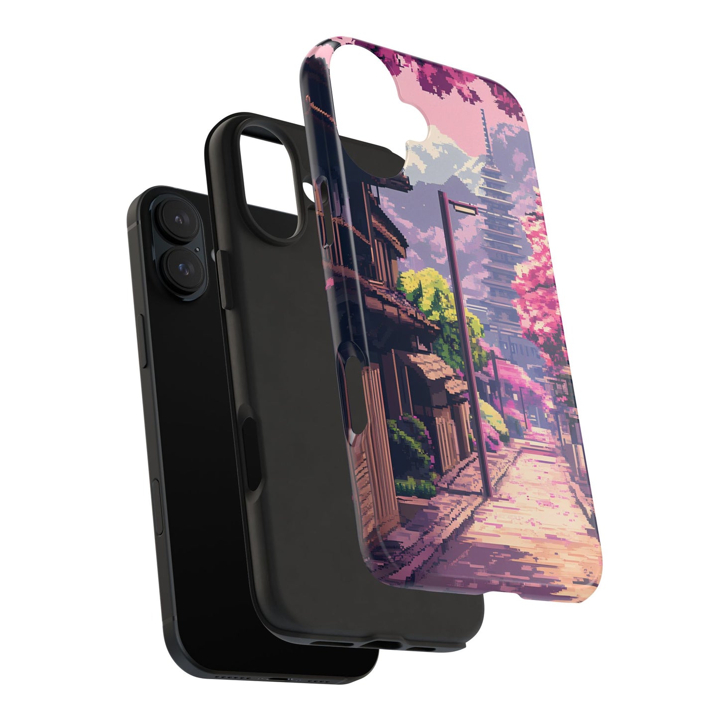 Temple Street - Anime Cherry Blossom Phone Case