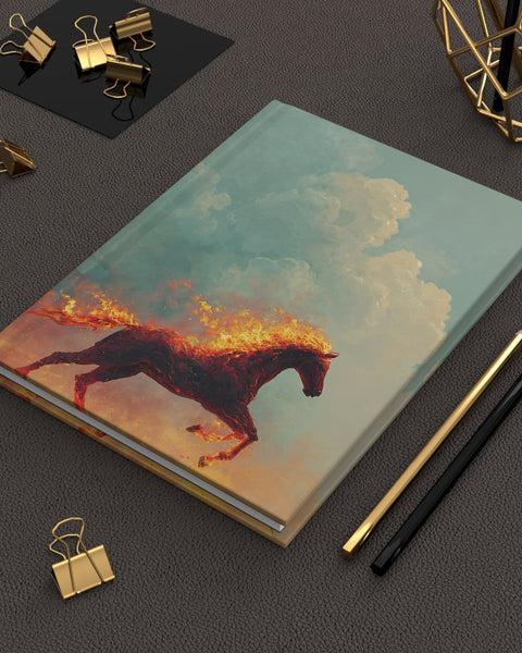 Year of the Fire Horse Hardcover Notebook