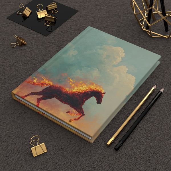 Year of the Fire Horse Hardcover Notebook