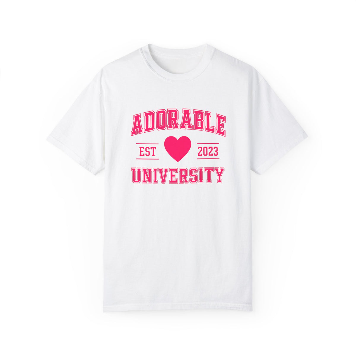 Adorable University T-Shirt White